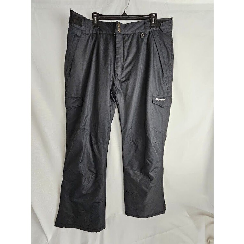 SkiGear Men's Size XL Black Nylon Polyester Ski Snow Winter Pants